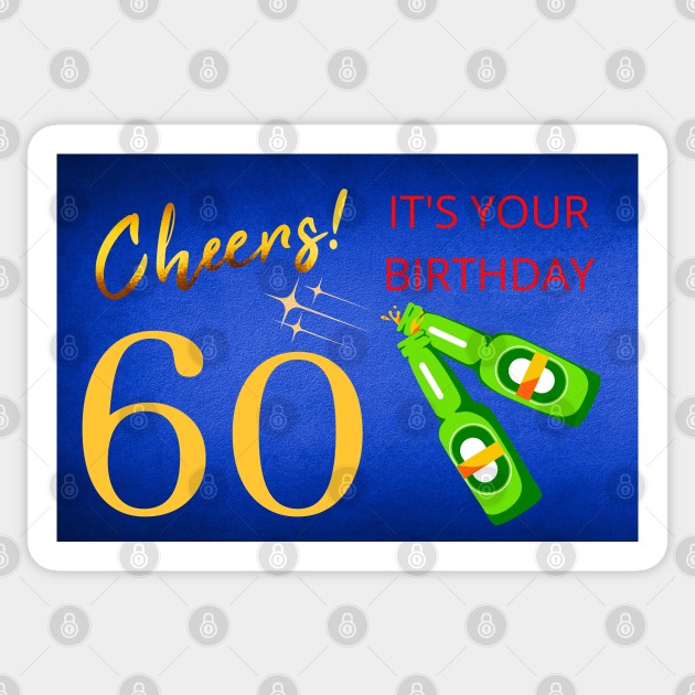 Happy 60th Birthday Sticker by MandySJ
